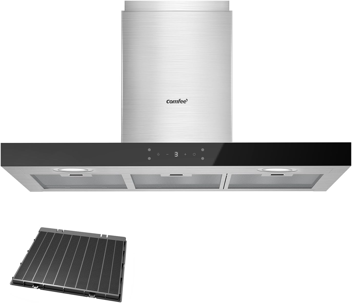 90cm Extractor Chimney Hood 90M77 Class A+++ Stainless Steel Extractor Hood