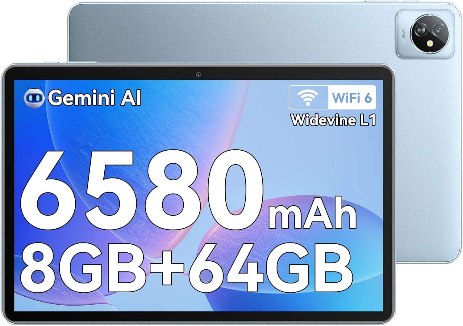 Blackview 10 Inch Tablet Tab70WIFI Android  WIFI 6, 8+64GB\/2TB Blue