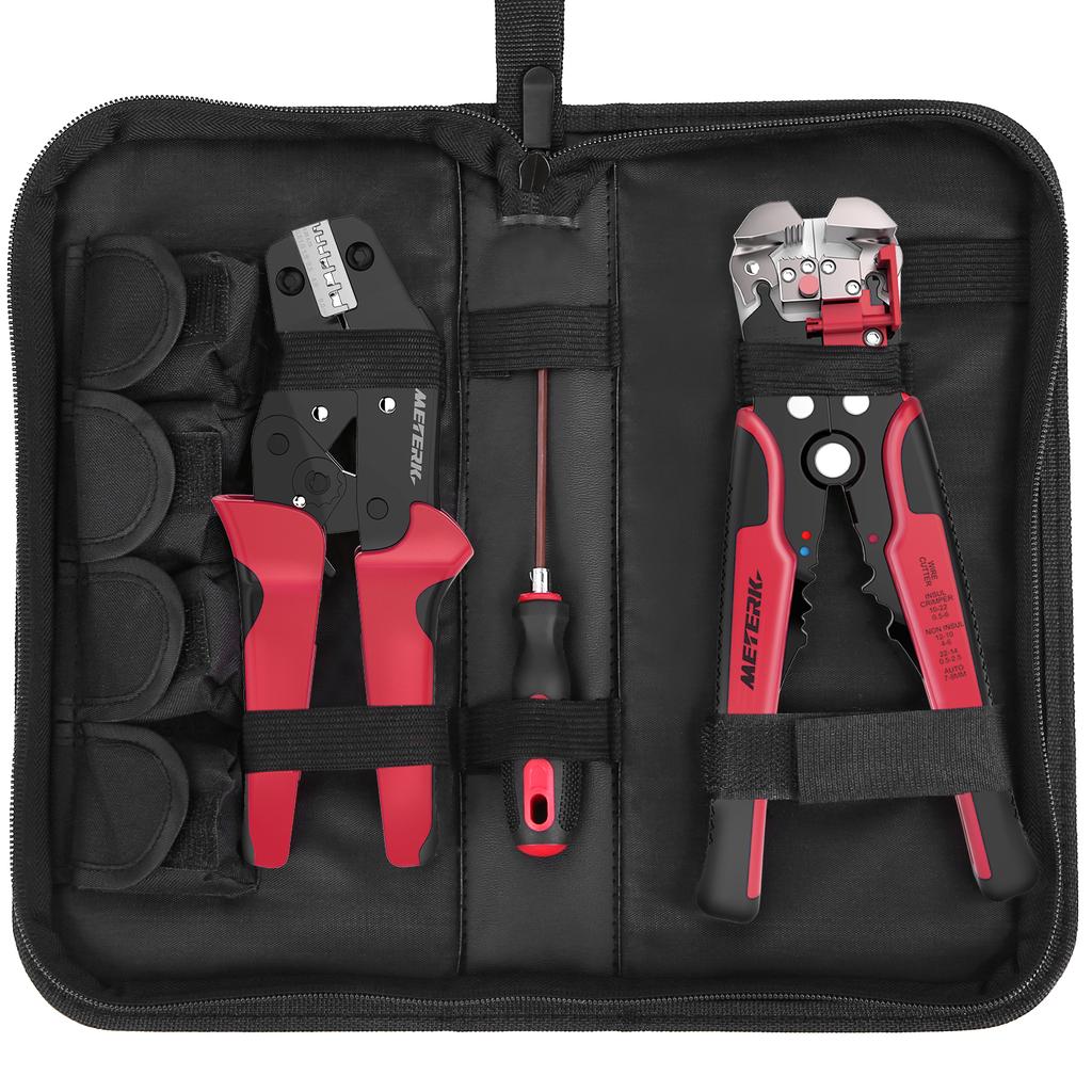 METERK Professional 4 In 1 Wire Crimpers