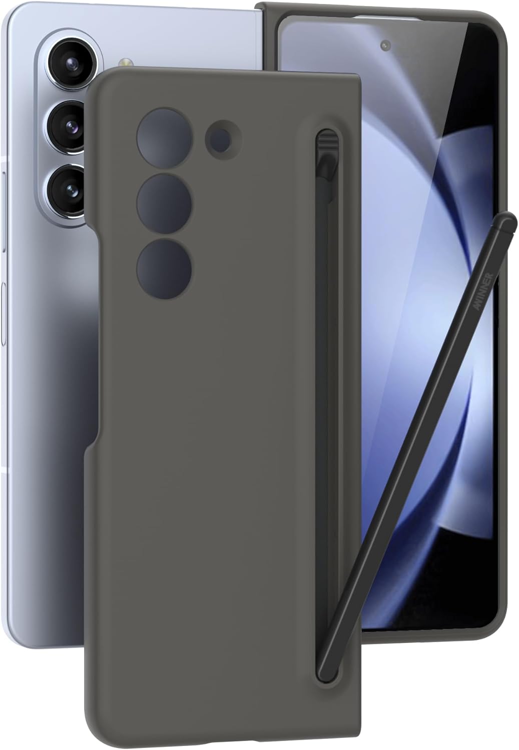 AWINNER Compatible for Samsung Galaxy Z Fold5 Slim S Pen Phone Case