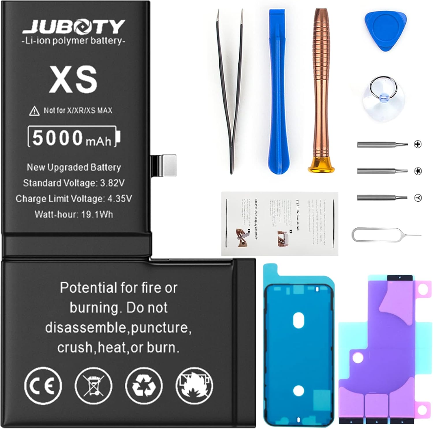 JUBOTY iPhone XS Battery