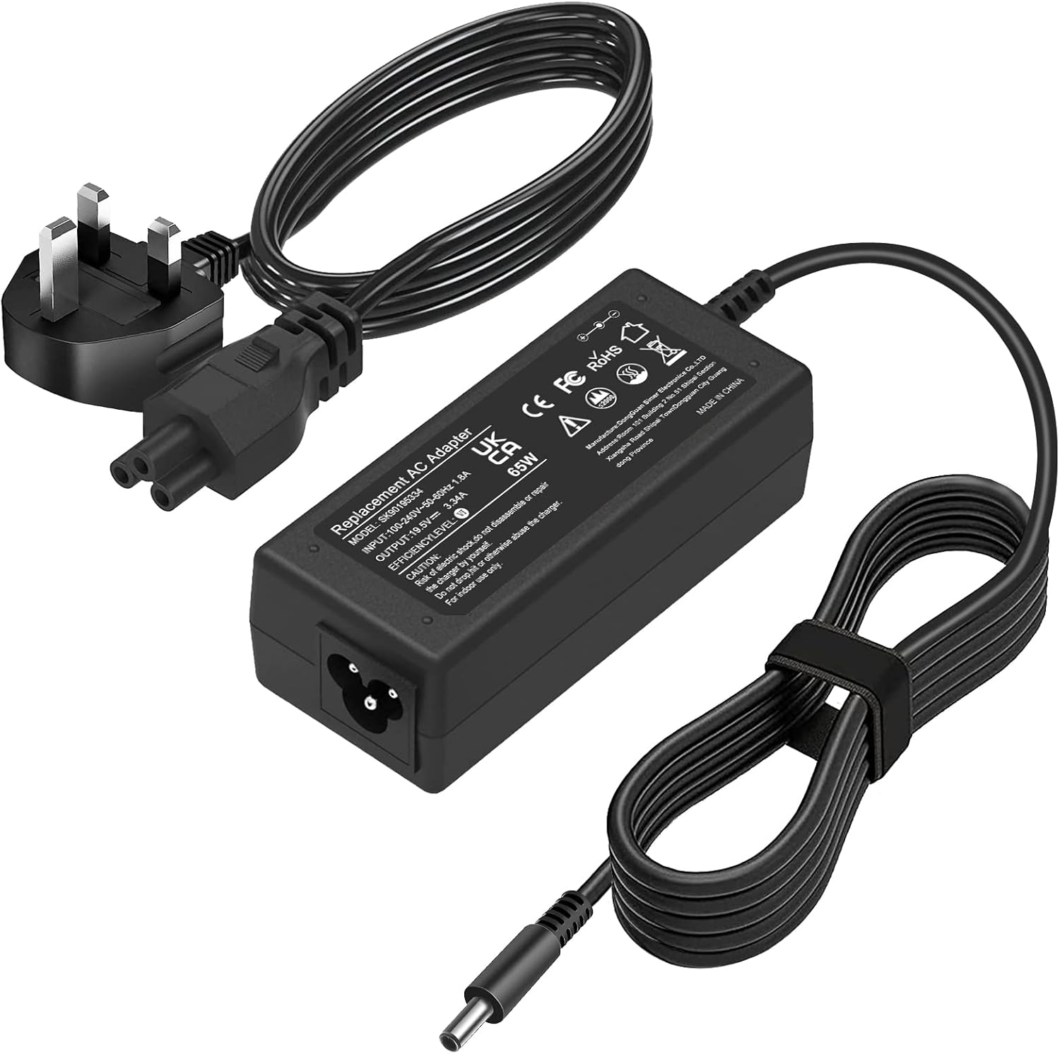 65W Charger Dell Inspiron, AC Laptop Power Adapter Supply Cord 19.5V 3.34A