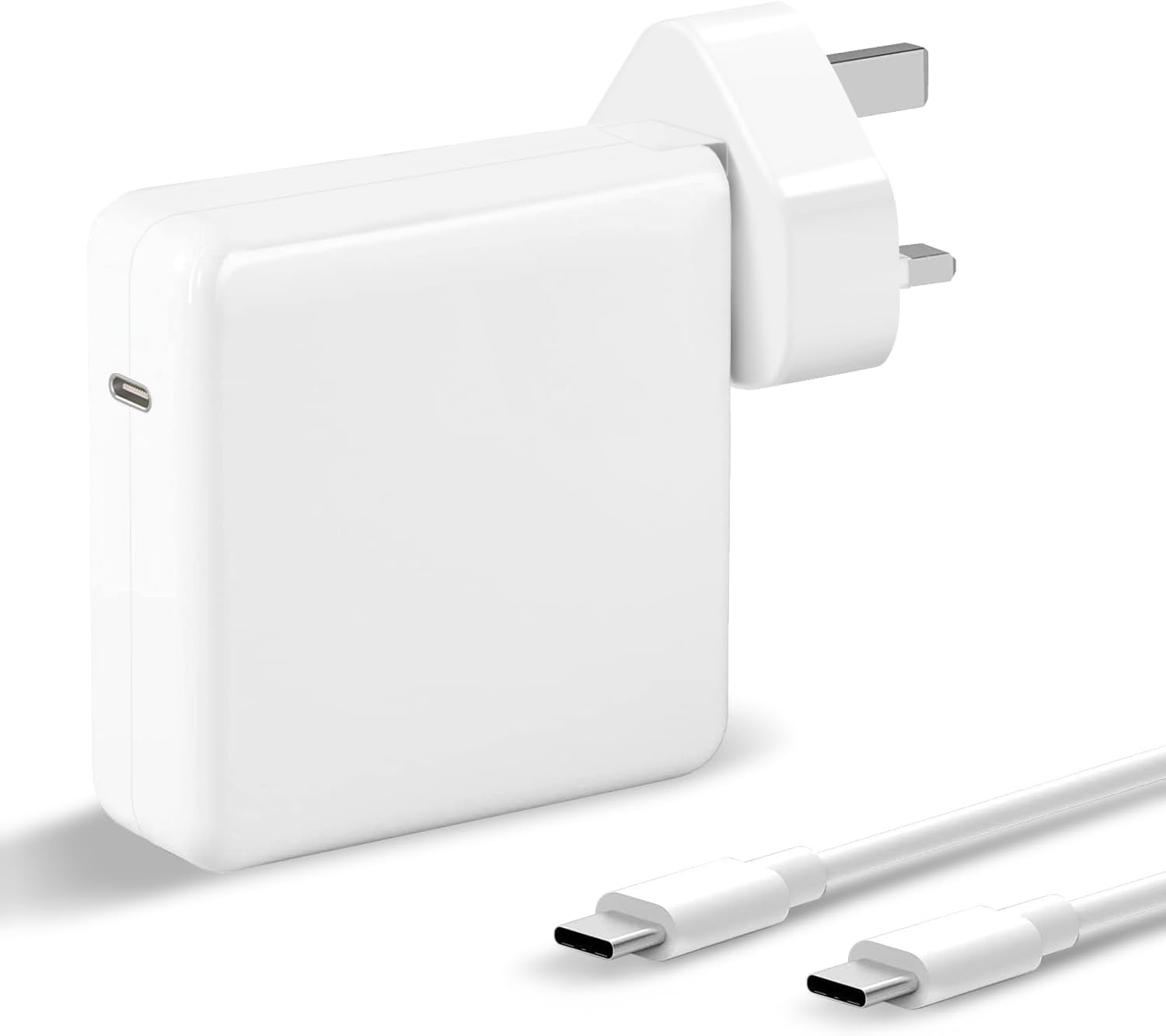 96W Laptop Macbook Charger, USB-C Power Adapter for Mac Book Pro, USBC to USB C