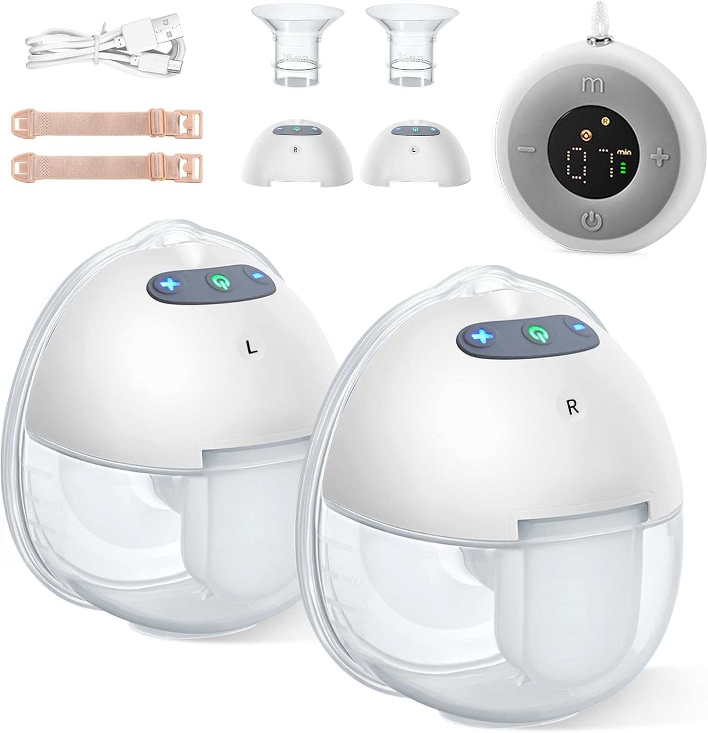 POTEUM Breast Pumps Double Electric