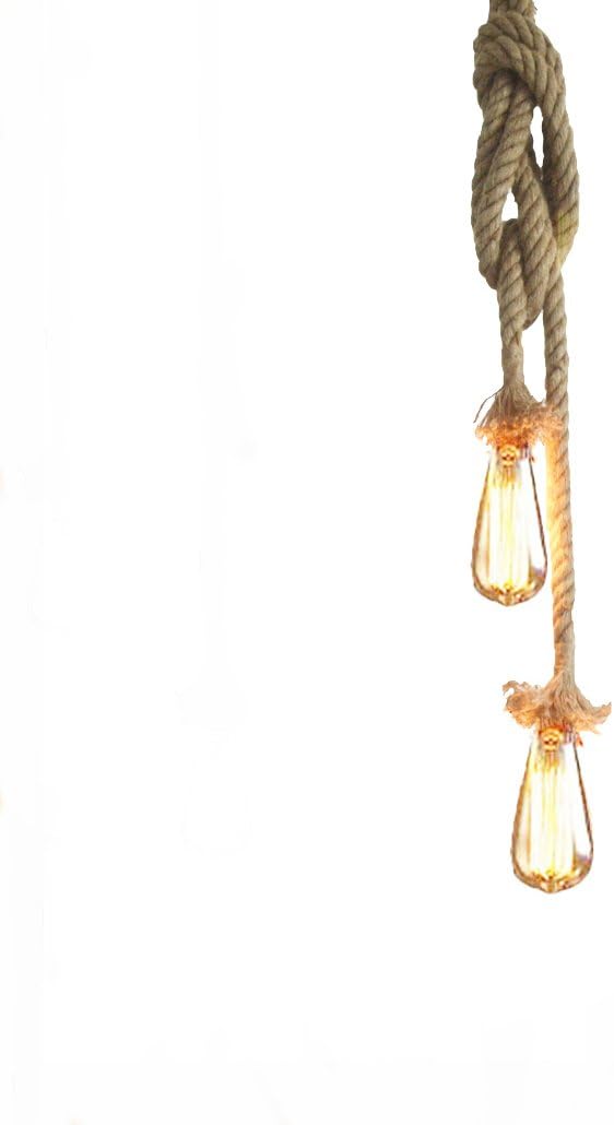 Lixada E27 Hemp Rope Light