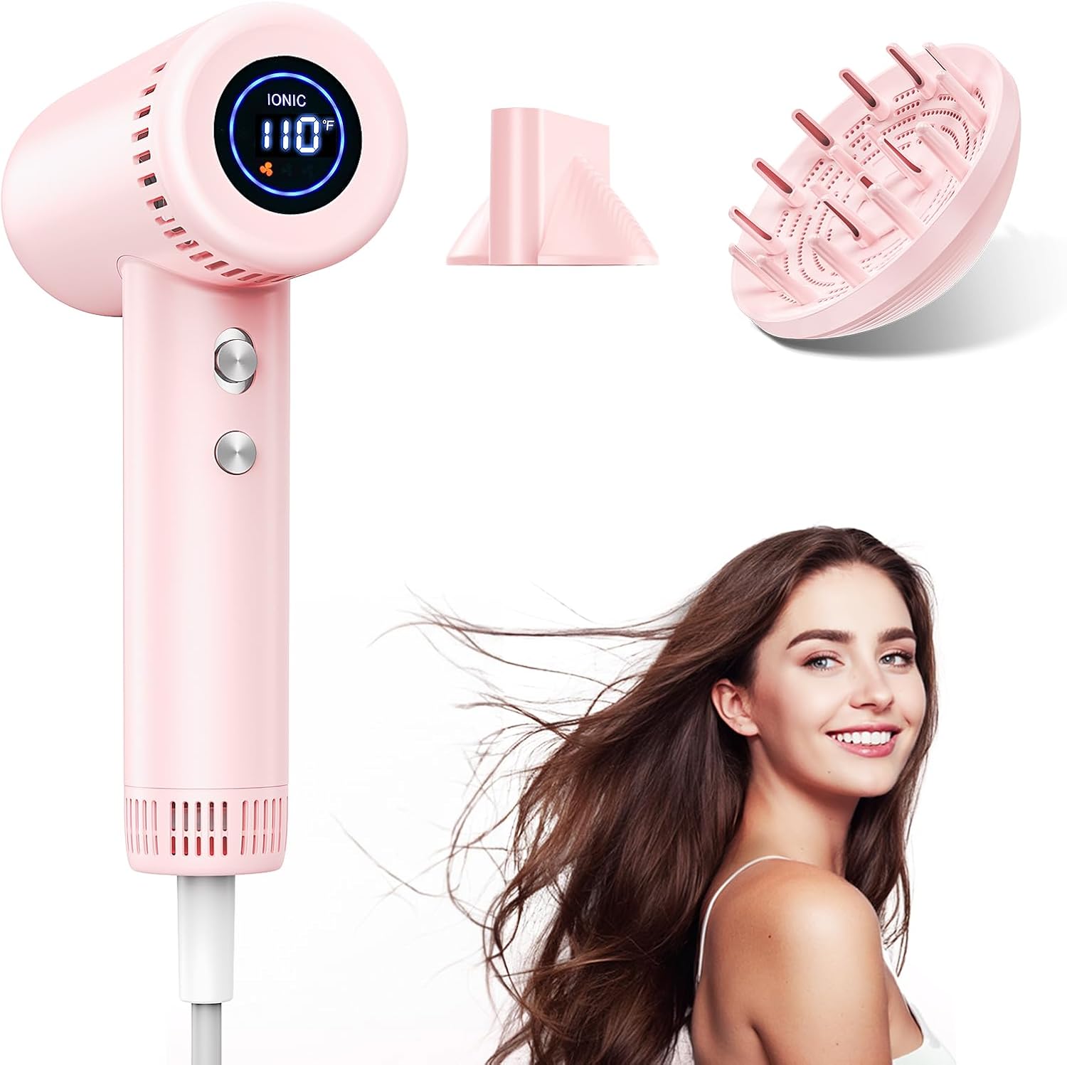 Ionic Hair Dryer with Diffuser - 160