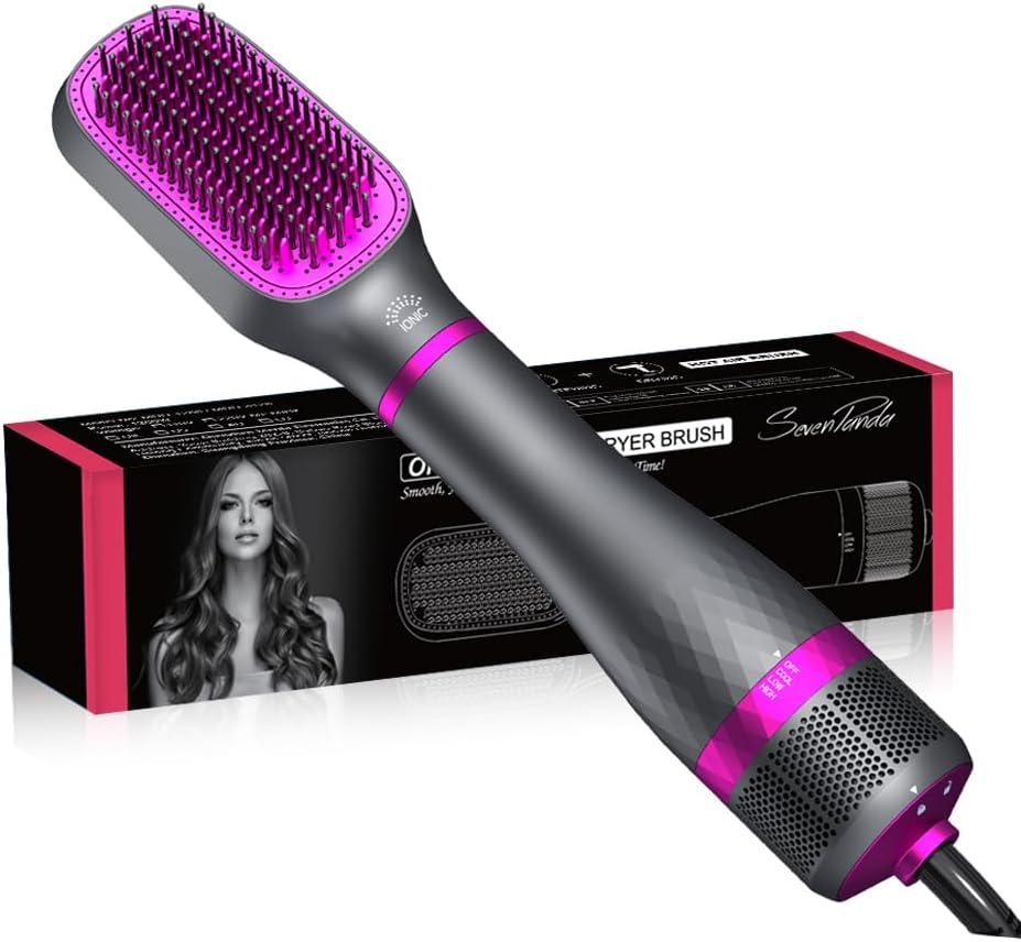 3 in 1 One-Step Hair Dryer Brush & Straightener Brush,Hair Dryer\/Hot Air Brush