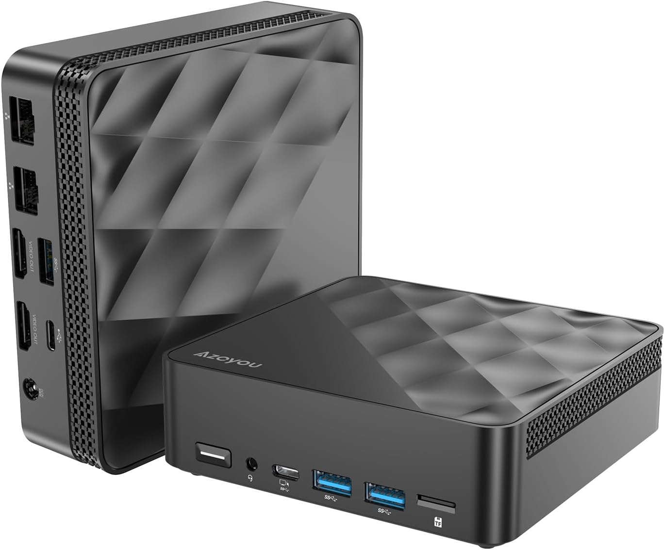 Azeyou Mini PC, 12th Gen N100 Mini Computer, 16GB RAM+1TB M.2 SSD Mini Desktop