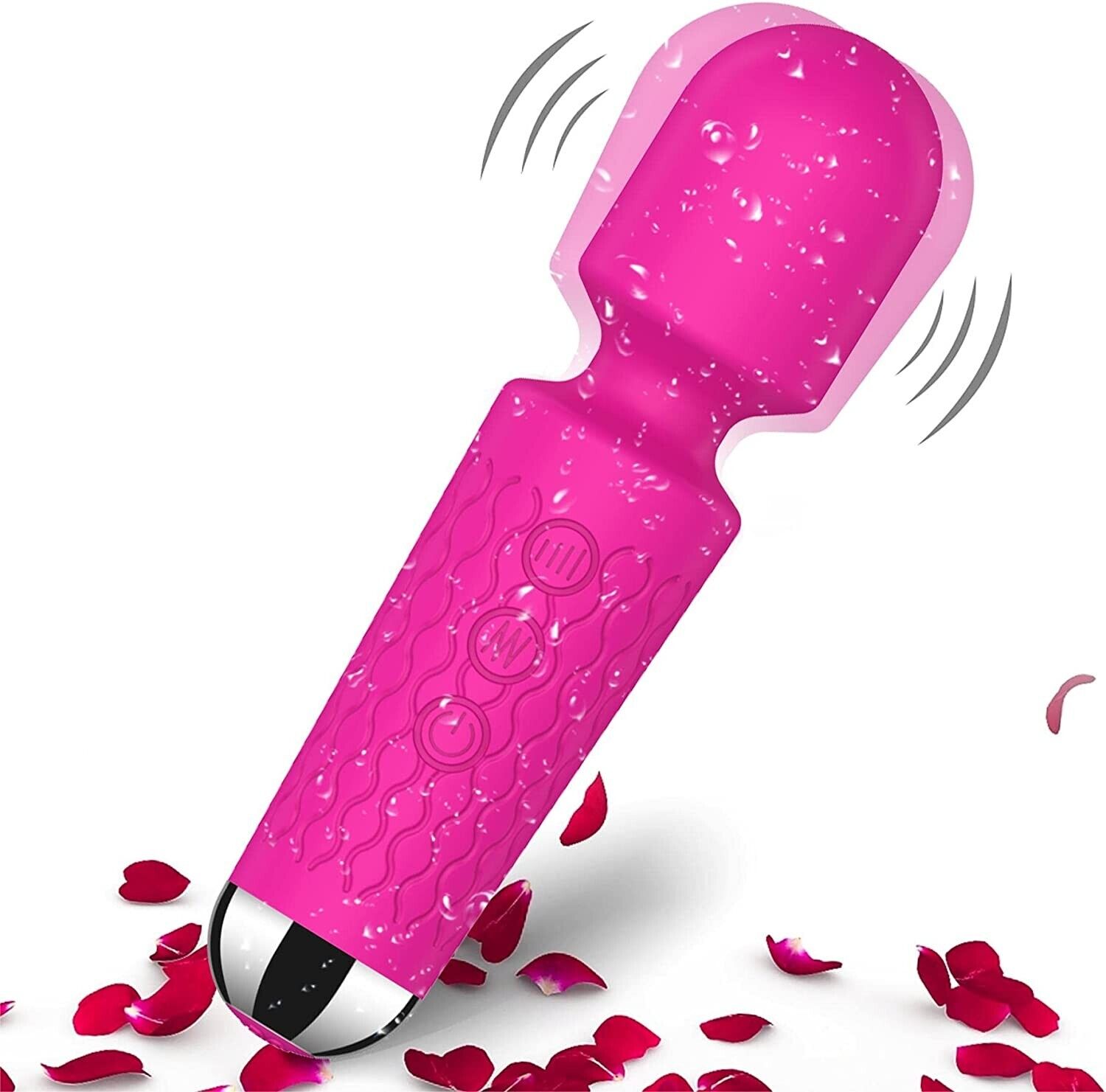 Mini Vibrator Sex Toy for Women, Small Personal Wand Massager, Rechargeable Dildo