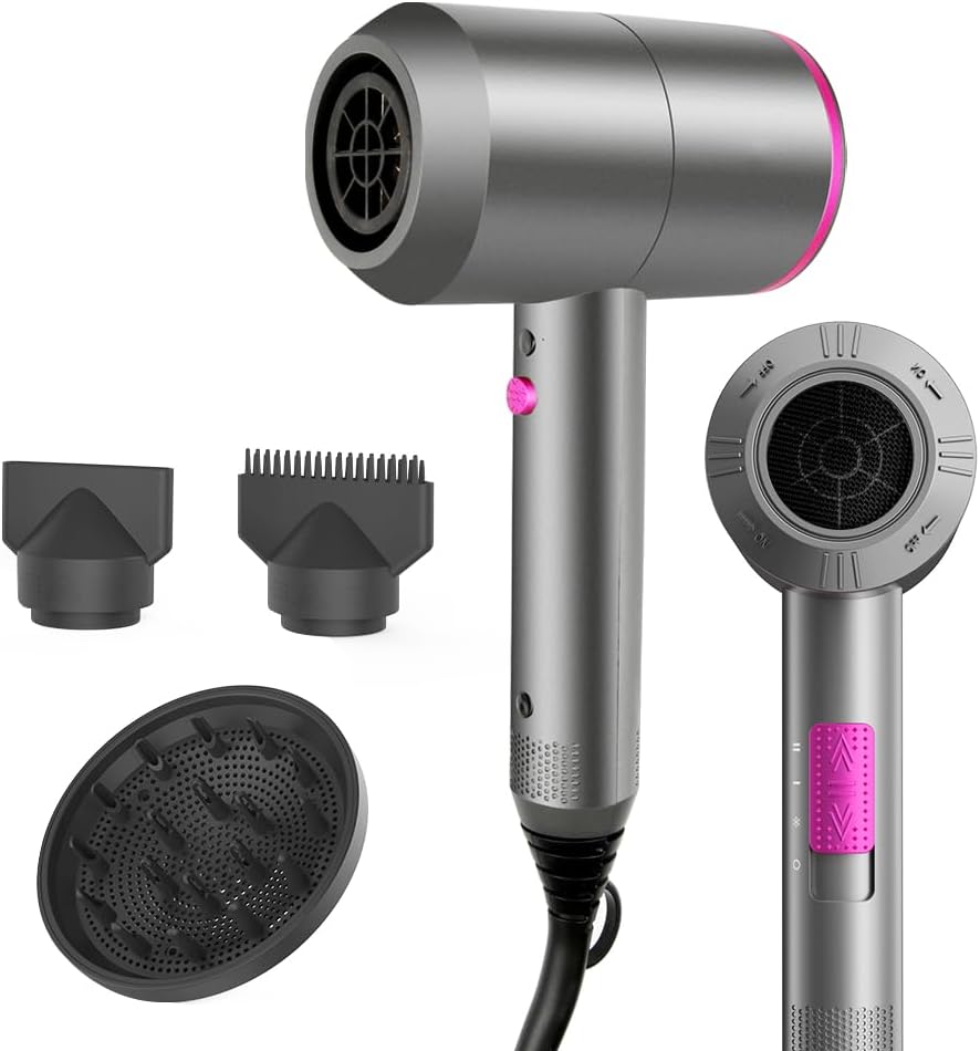 BANNILU Hair Dryer Powerful Quick Drying Ionic Hairdryer