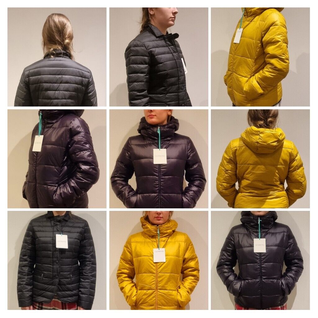 Ladies Down Filled Coat Jacket Genuine La menta