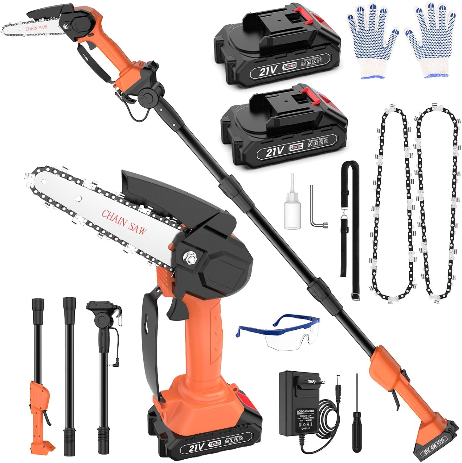 Cordless Pole Saw 5.91Ft