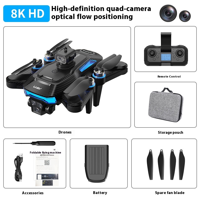 Obest mini drone DL21 Brushless\/Obstacle Avoidance\/Intelligent Following\/360 roll