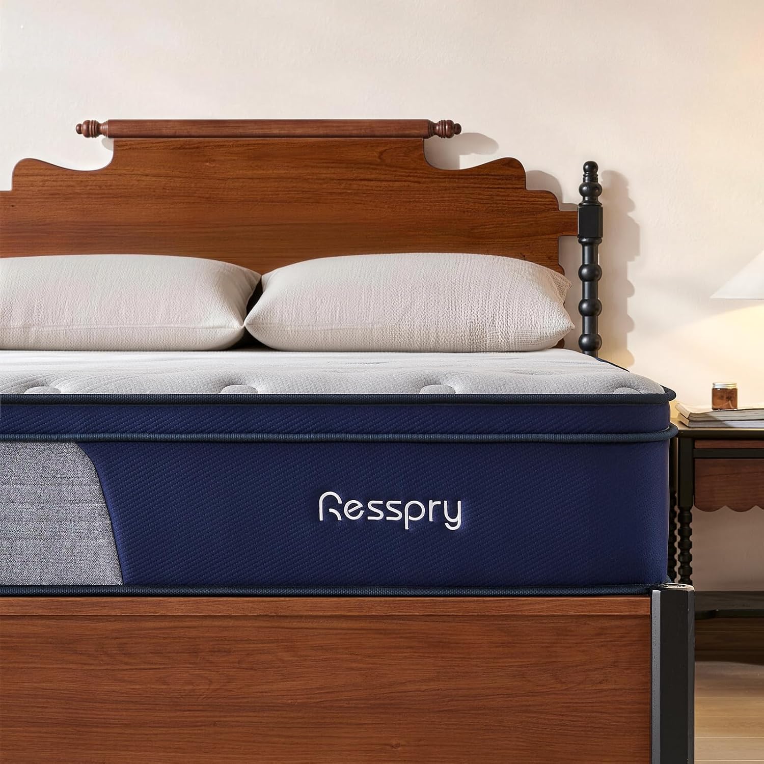 Double Mattress, 12\" Hybrid Memory Foam & Air Sprung Mattress, Medium Support \/ Firmness, Cool Sleep Technology, Resspry