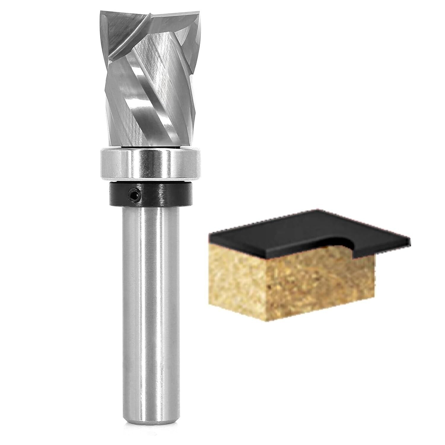 Ultra-Perfomance Compressiom Spiral Flush Trim Router Bit 1\/2 Shank