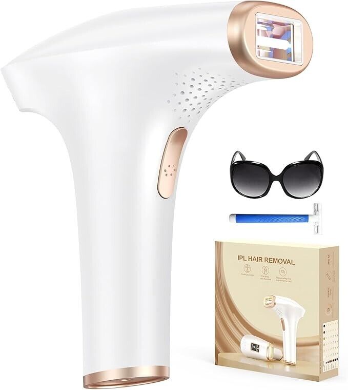 IPL Hair Removal Device - 3-in-1 Faster & Painless & Salon Quality Long Lasting