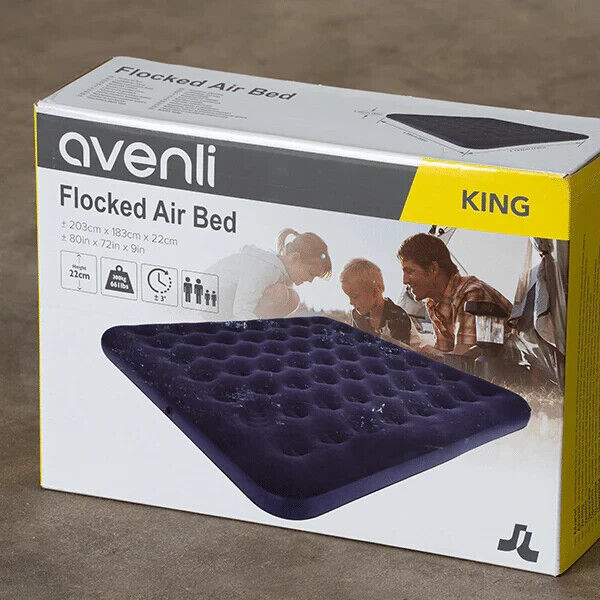 Avenli Flocked Air Bed King size