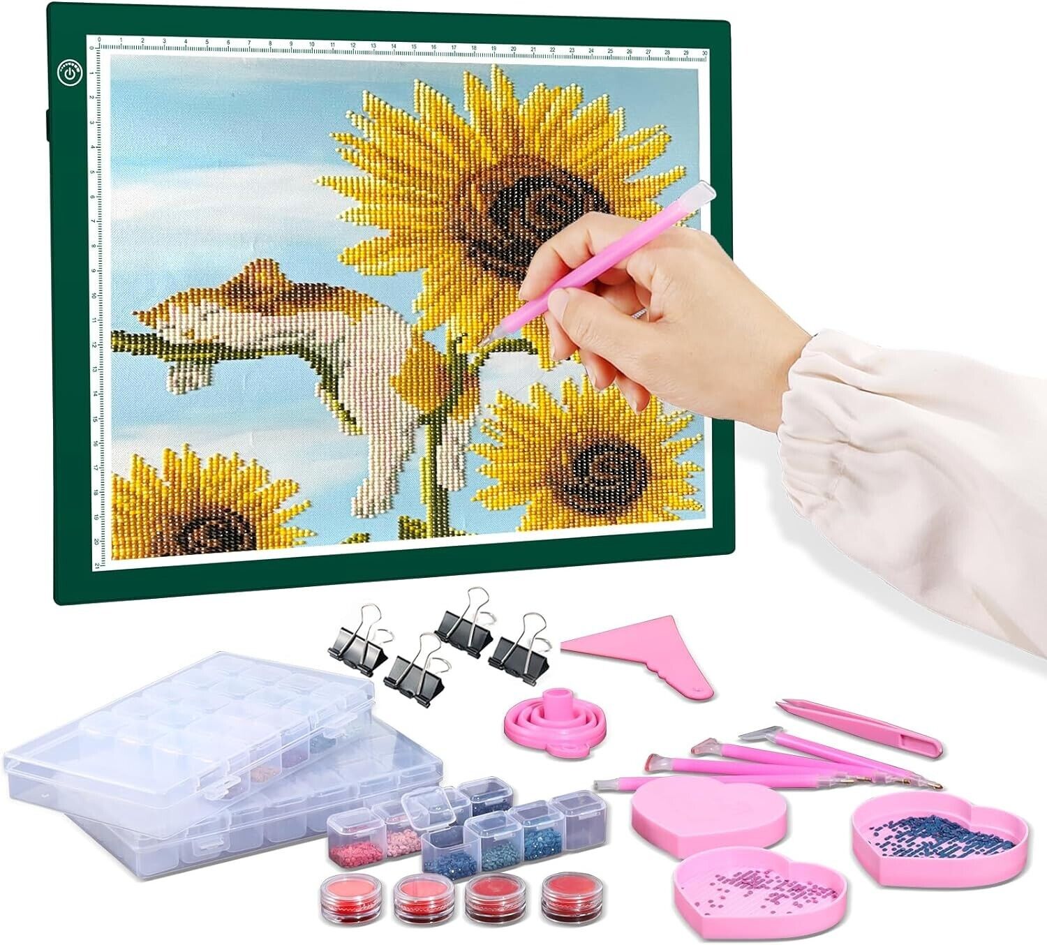 RTjoy A4 LED Light Pad for Diamond Painting Kits