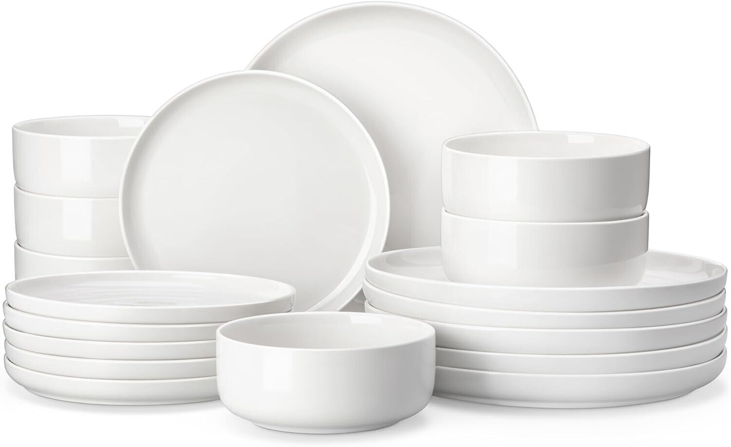 MALACASA Plates and Bowls Sets