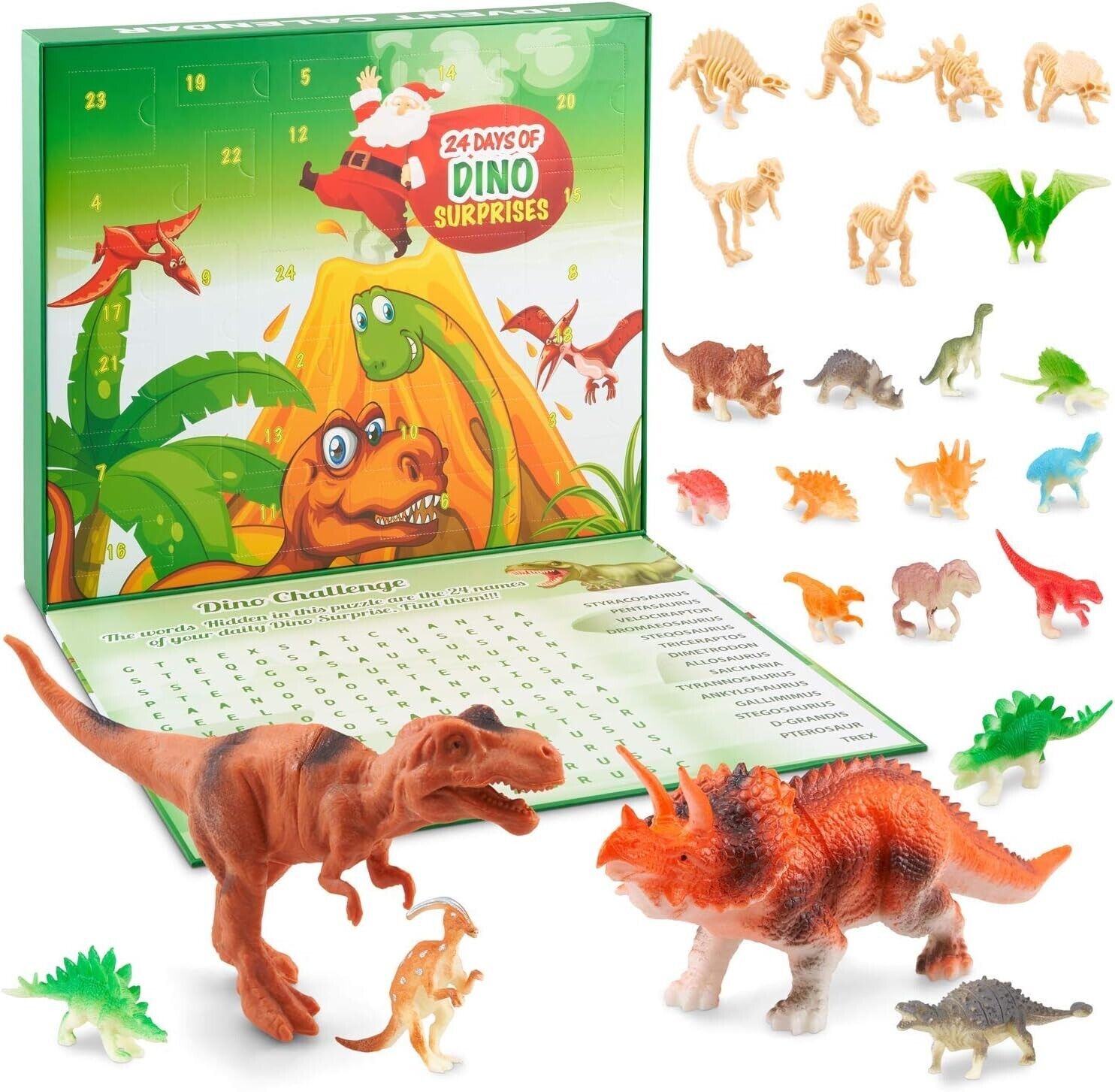 HAPIDS Dinosaur Toys Christmas Advent Calendars for Kids