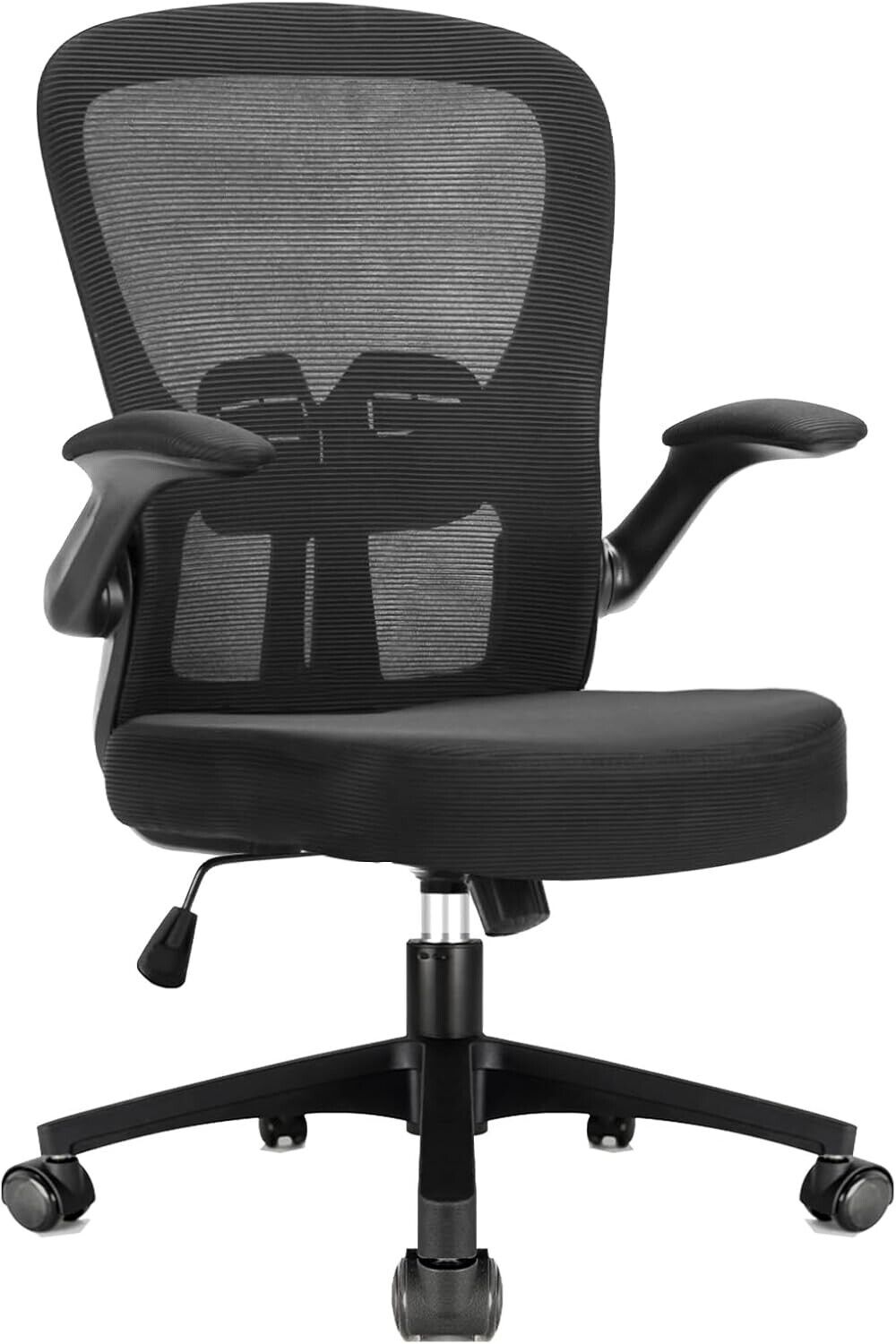 Ergonomic Office Chair, Lumbar Support, 90\u00b0 Flip-up Armrests, Durrafy