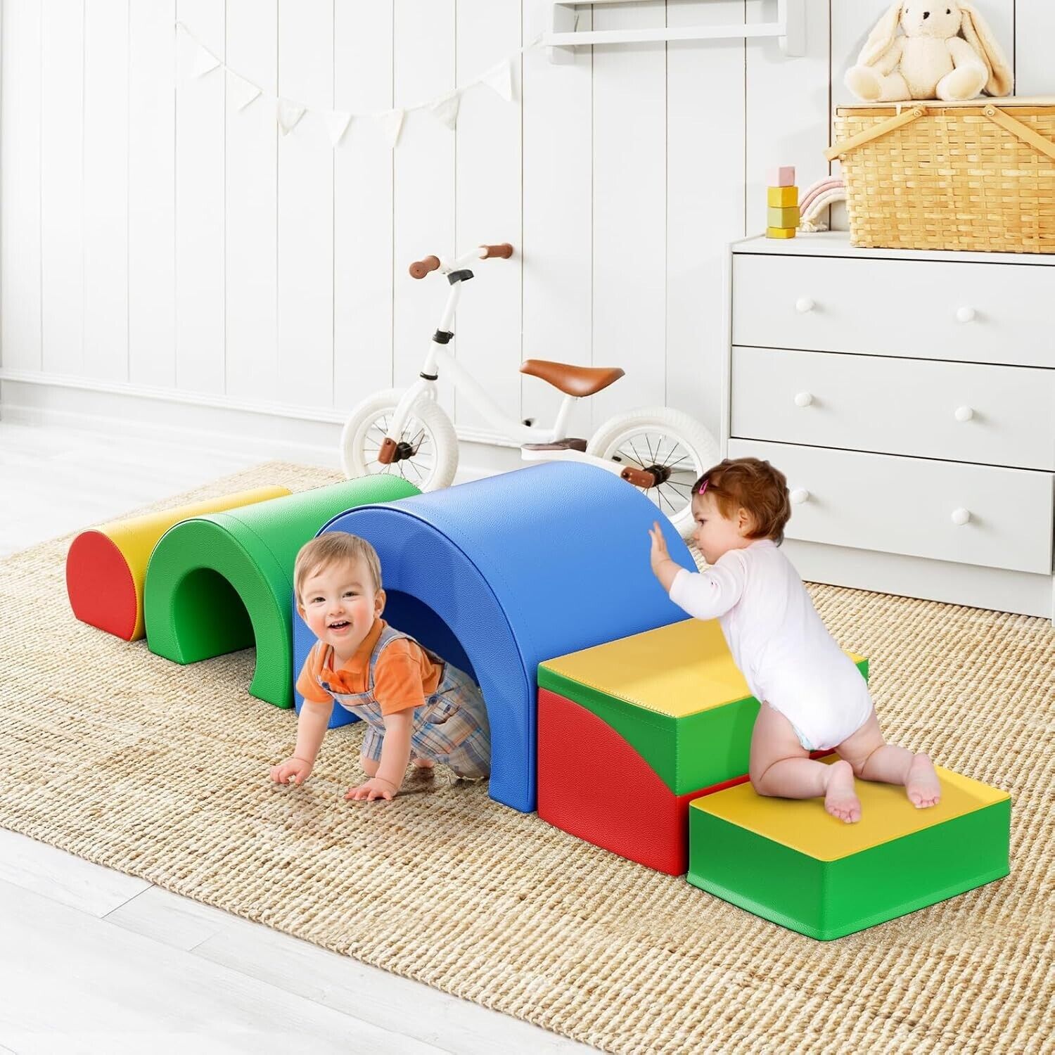 CUPCHID Foam Building Blocks for Kids, Multiple Large Giant Foam Building Blocks