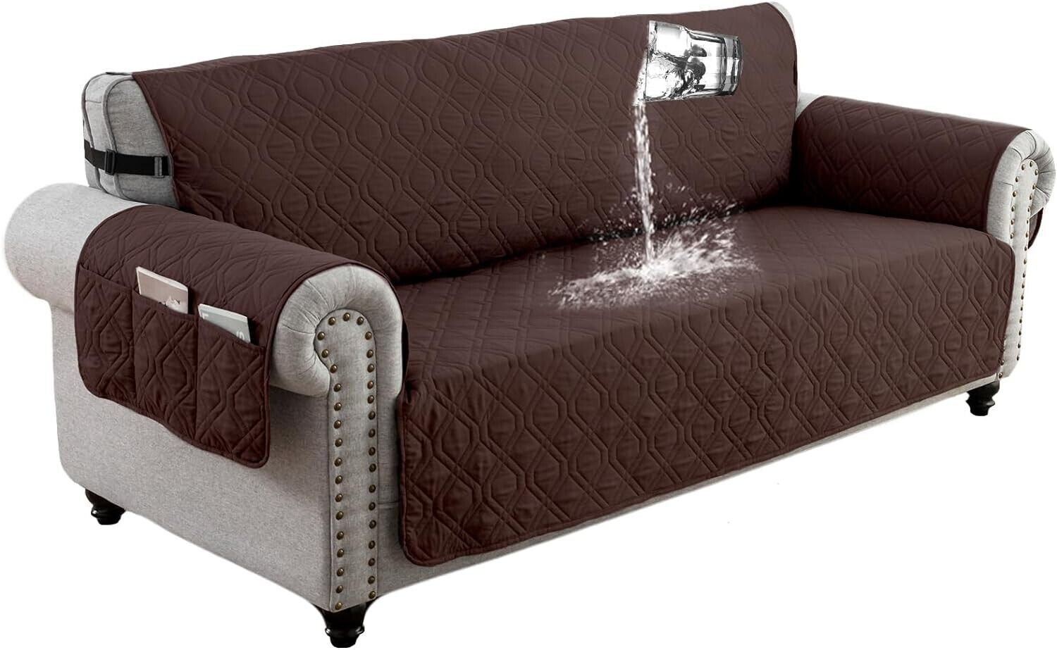 DSECHCRSL Sofa Cover 3 Seater, 100% Waterproof and Non-Slip Sofa Protectors