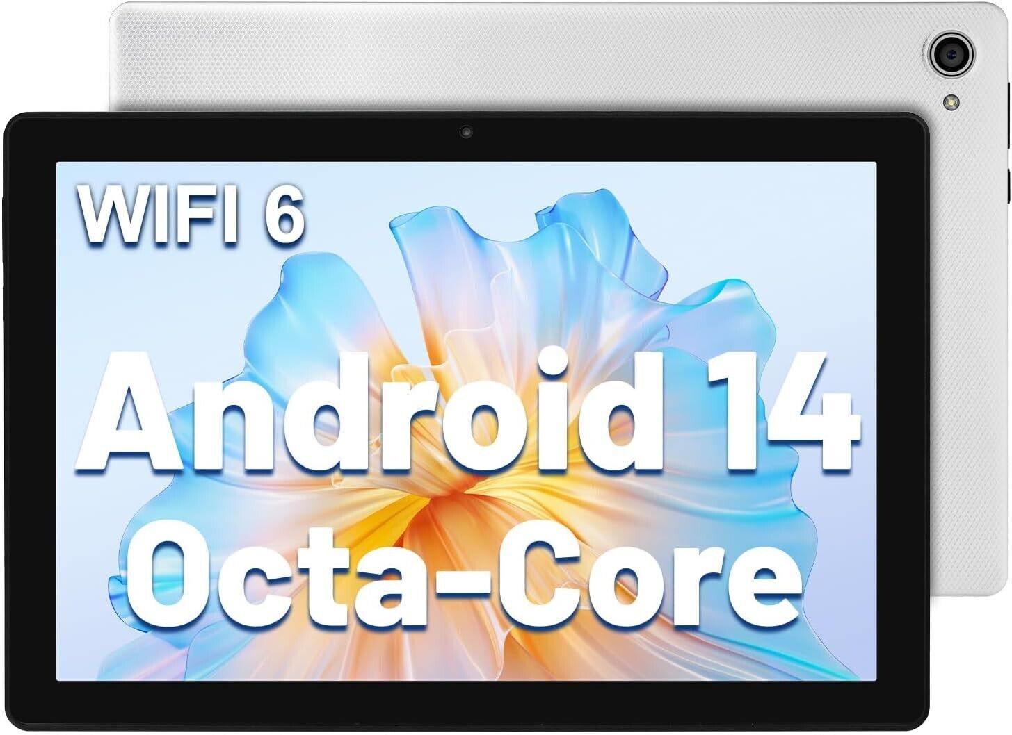 Byxsb Octa-Core Tablet 10 inch 8GB+64GB(TF 1TB)Android 14 LCD 1280 * 800 Display