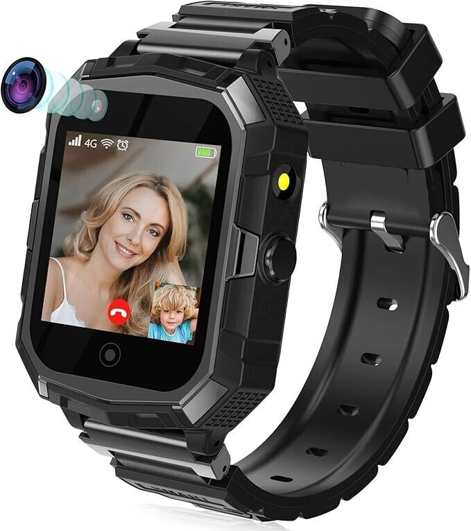 4G Kids Smart Watch for Boys Girls, Waterproof Smartwatch Phone with GPS Tracker