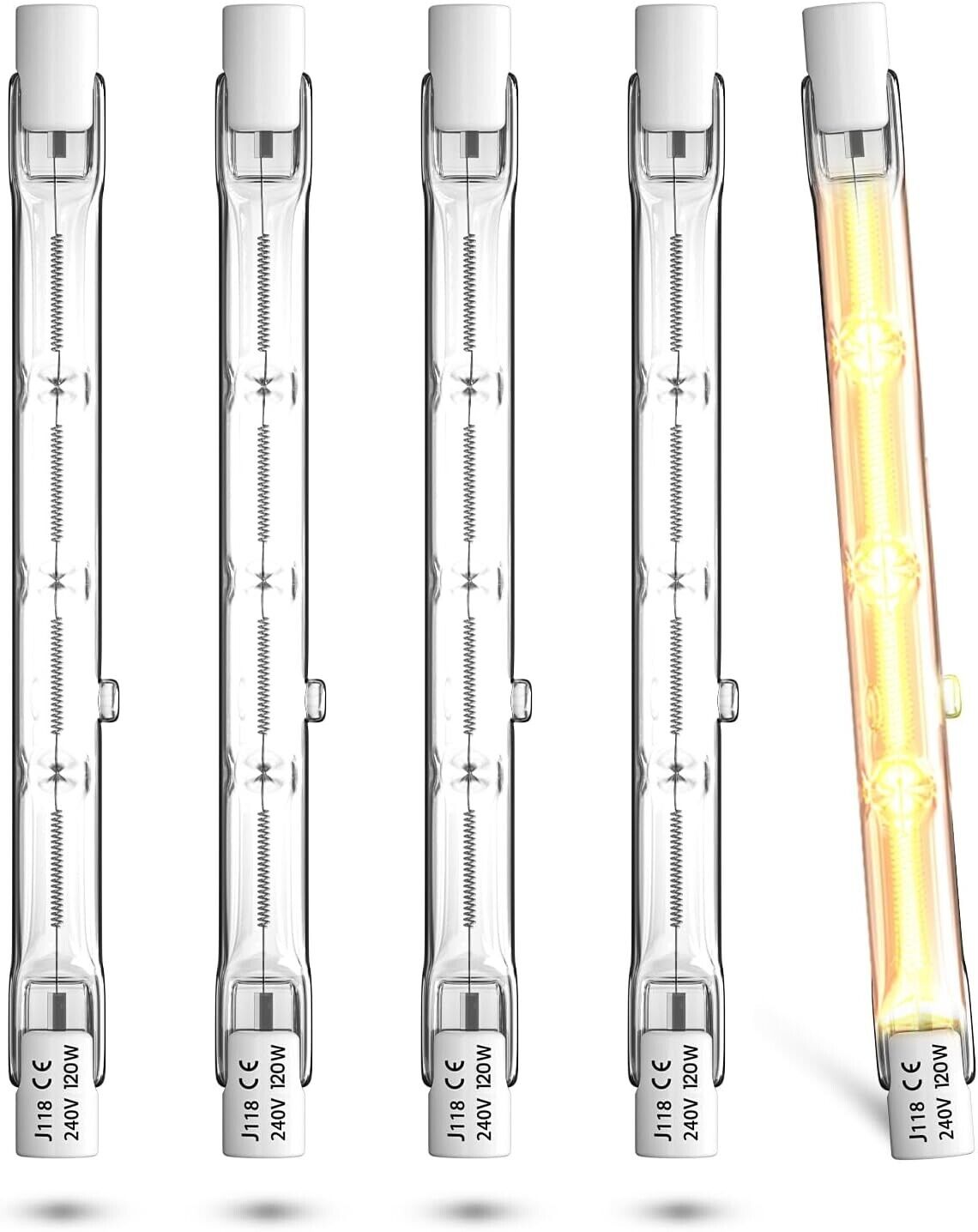 Lamptobe R7s Linear Halogen Bulb 118mm 120W