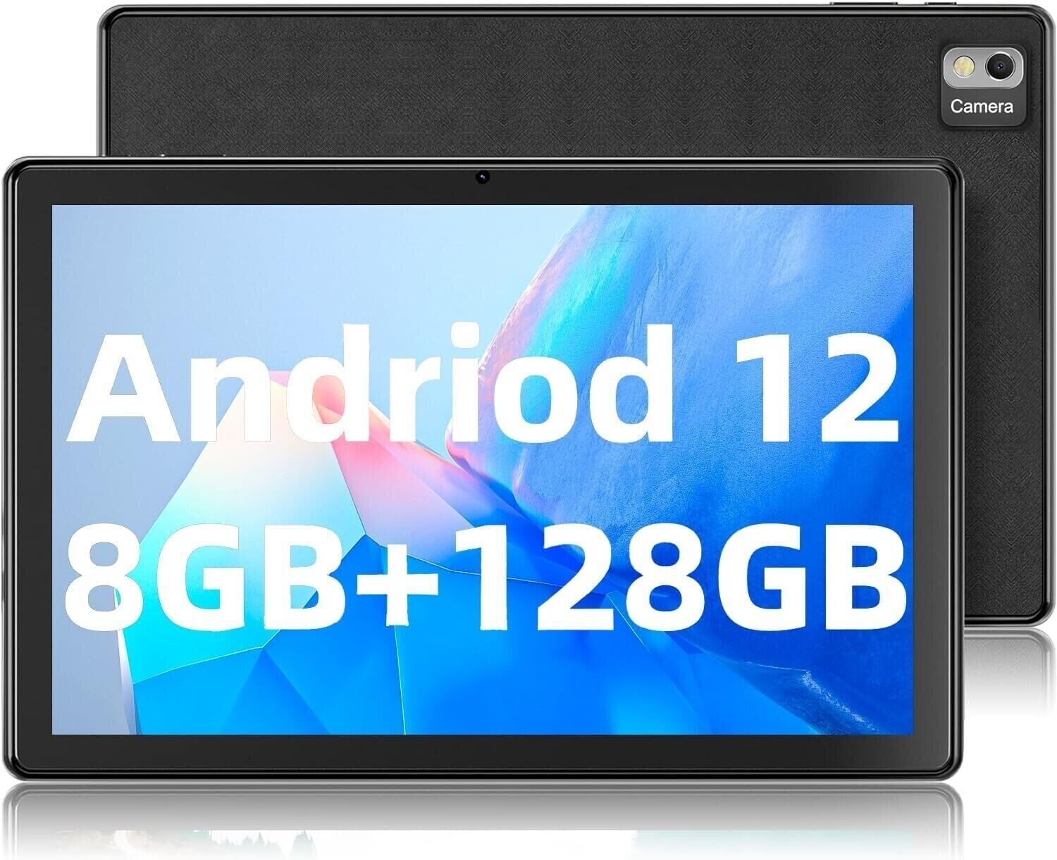Tablet 10.1 Inch Android 12 Tablet PC 8GB RAM 128GB Storage