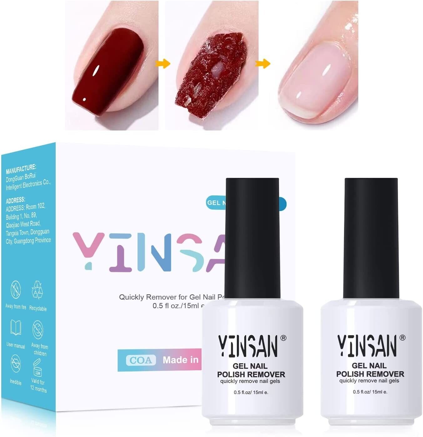 YINSAN Gel Nail Polish Remover