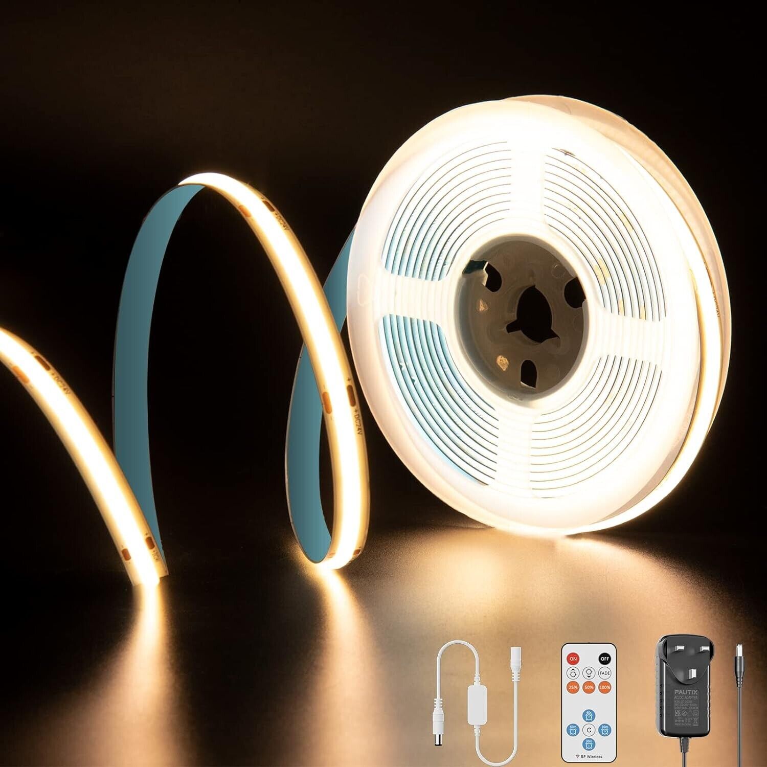 PAUTIX COB LED Strip Warm White 3000K