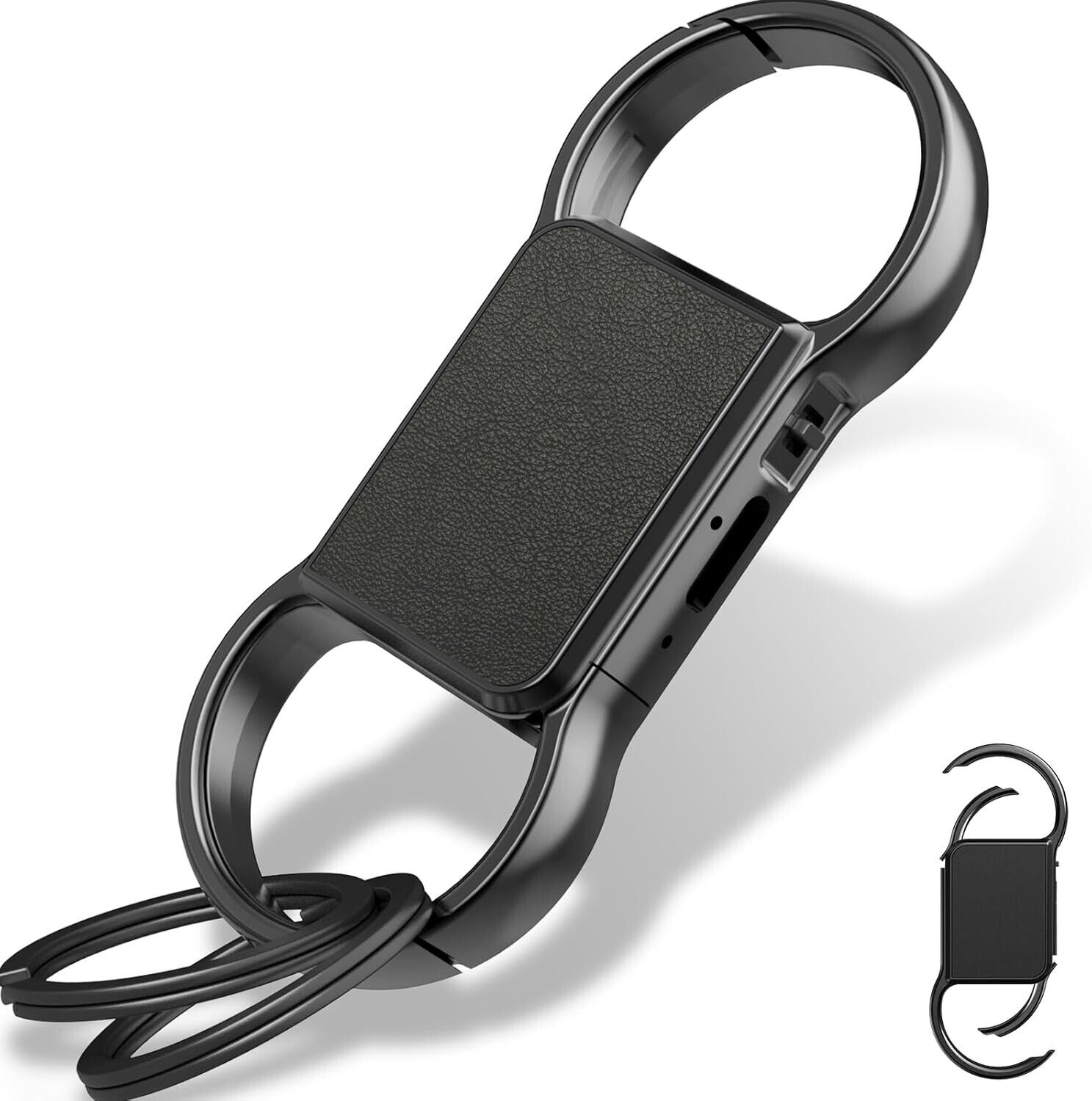 64GB Keychain Voice Recorder,Audio Recording Device with Triple Noise