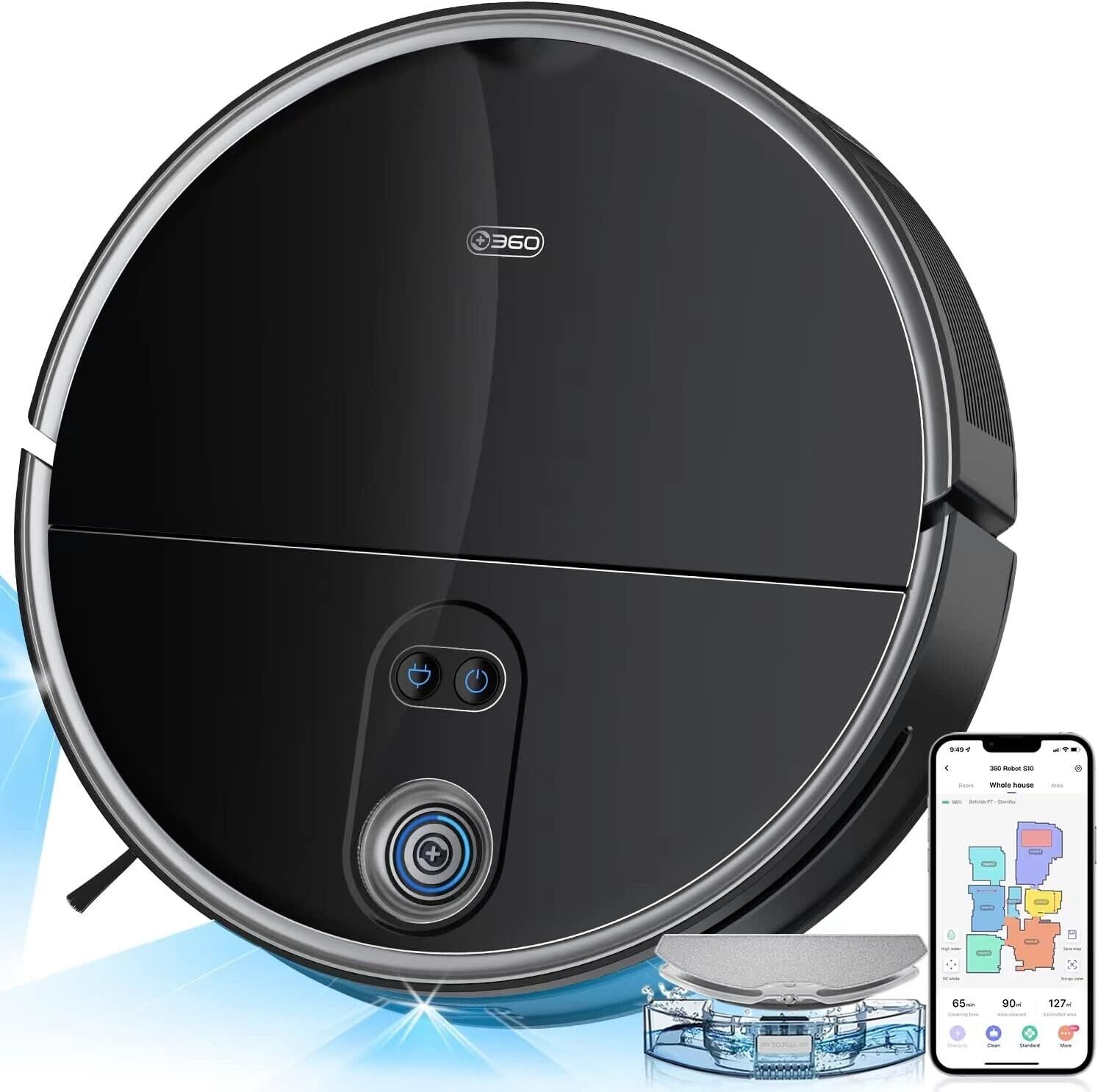 360 S10 Robot Vacuum and Mop