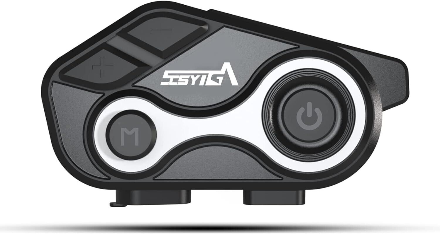 SCSYIGA Motorcycle Helmet Bluetooth Intercom