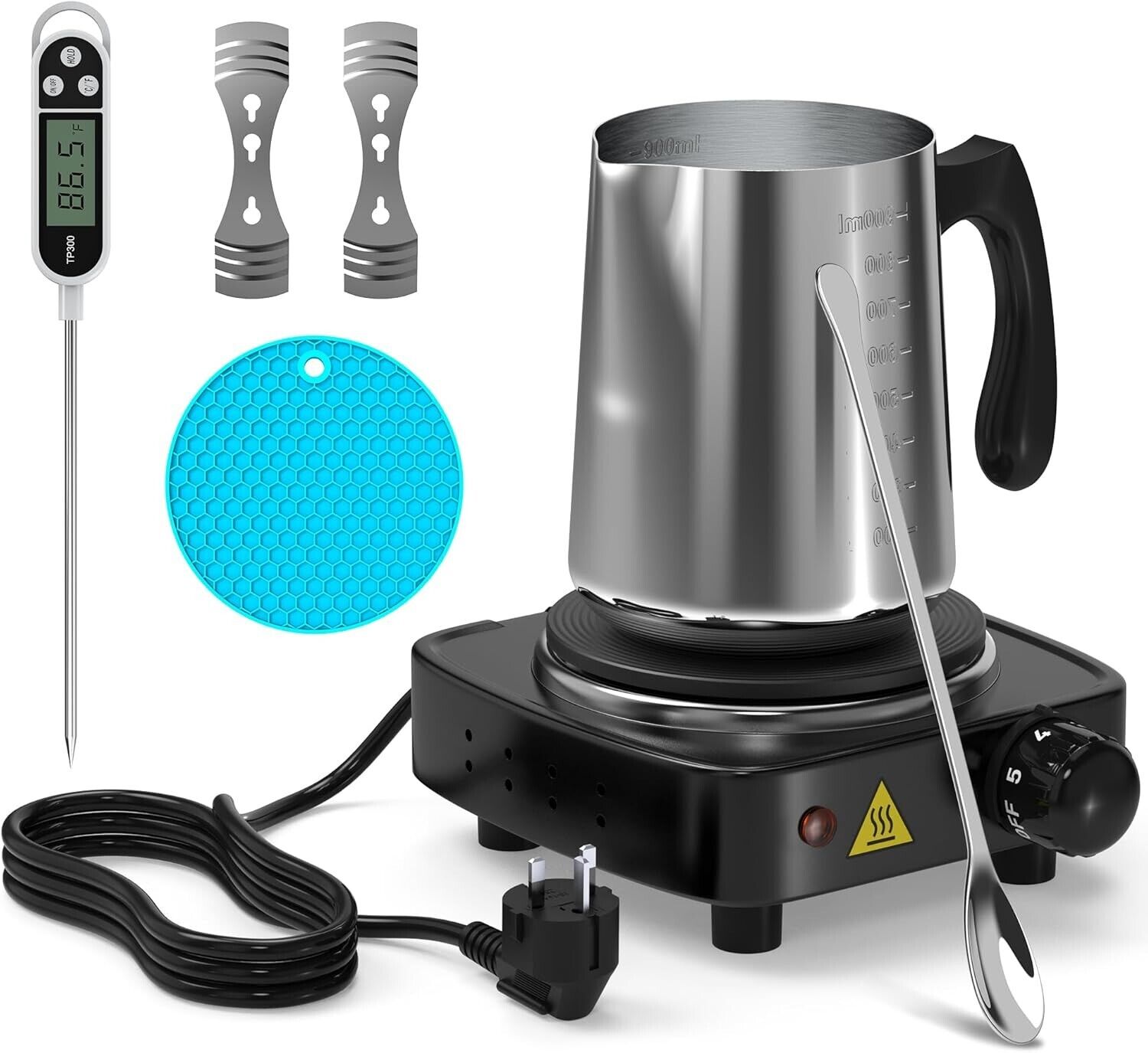 Ohcans Candle Making Kit with Electronic Hot Plate