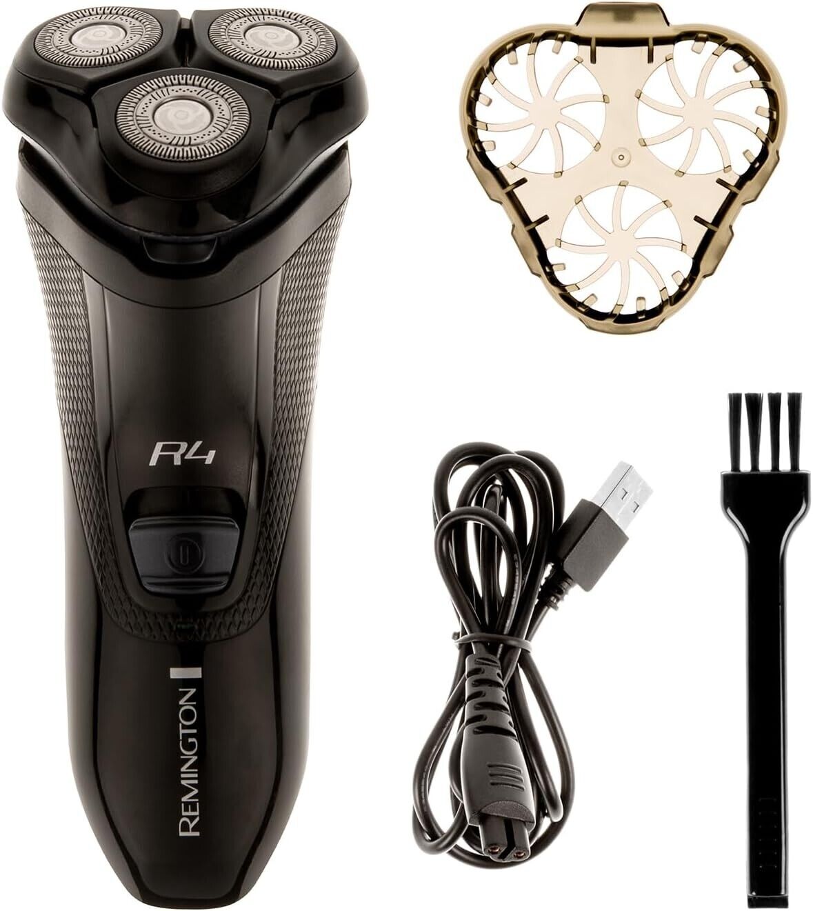 Remington Mens Electric Rotary Shaver R4 (Dual Track Blades