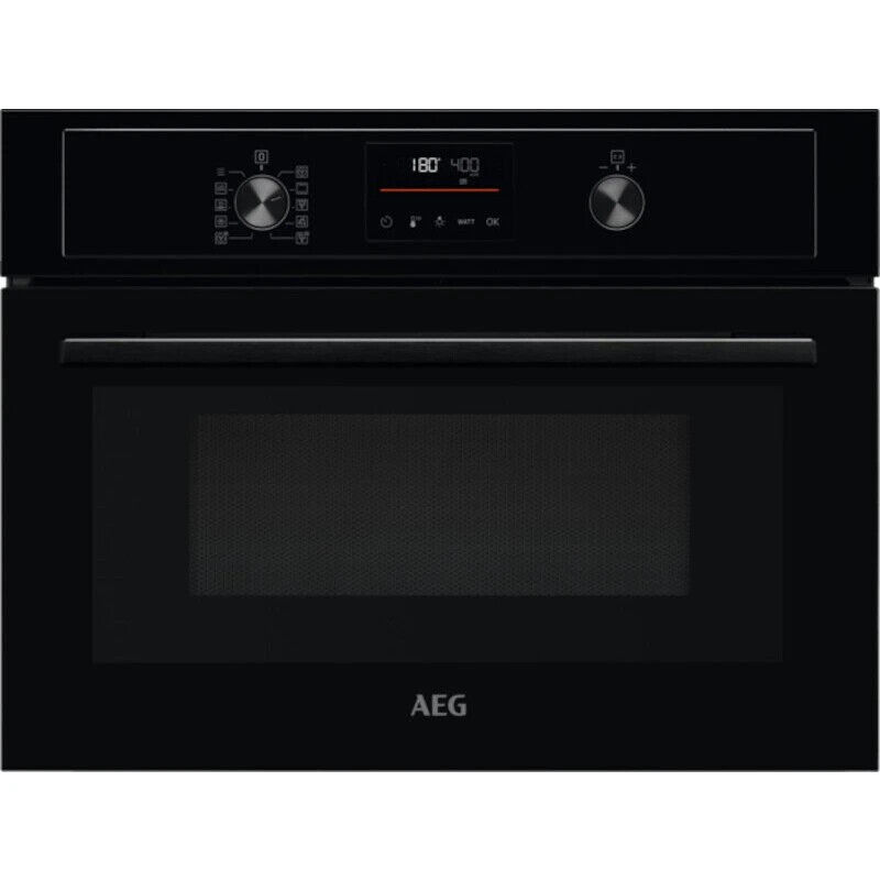 AEG 3000 CombiQuick KMX365060B Built-In Combination Microwave Oven, Black