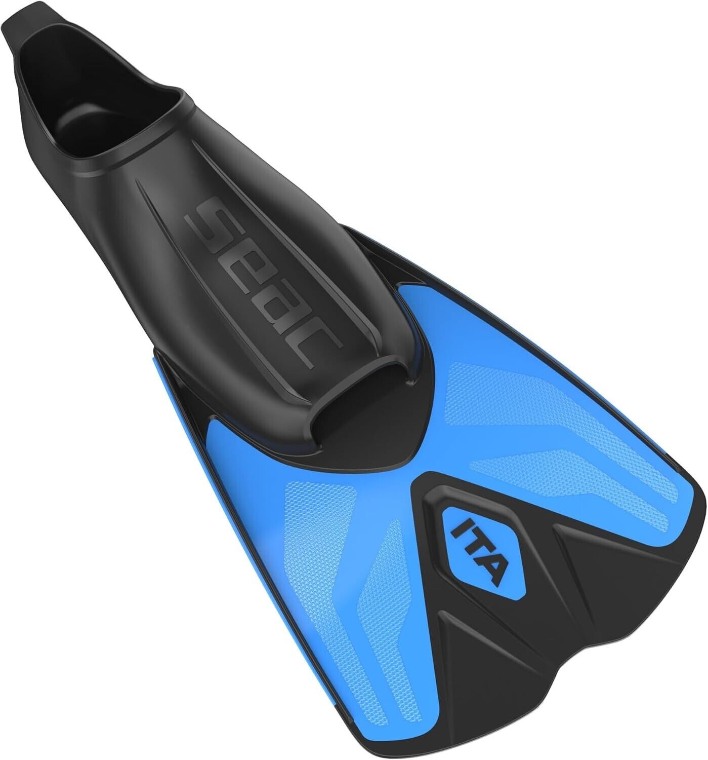 Short Swimming Snorkelling Fins, Light and Powerful, UK size 3.5 4 4.5 or EU size 36-37