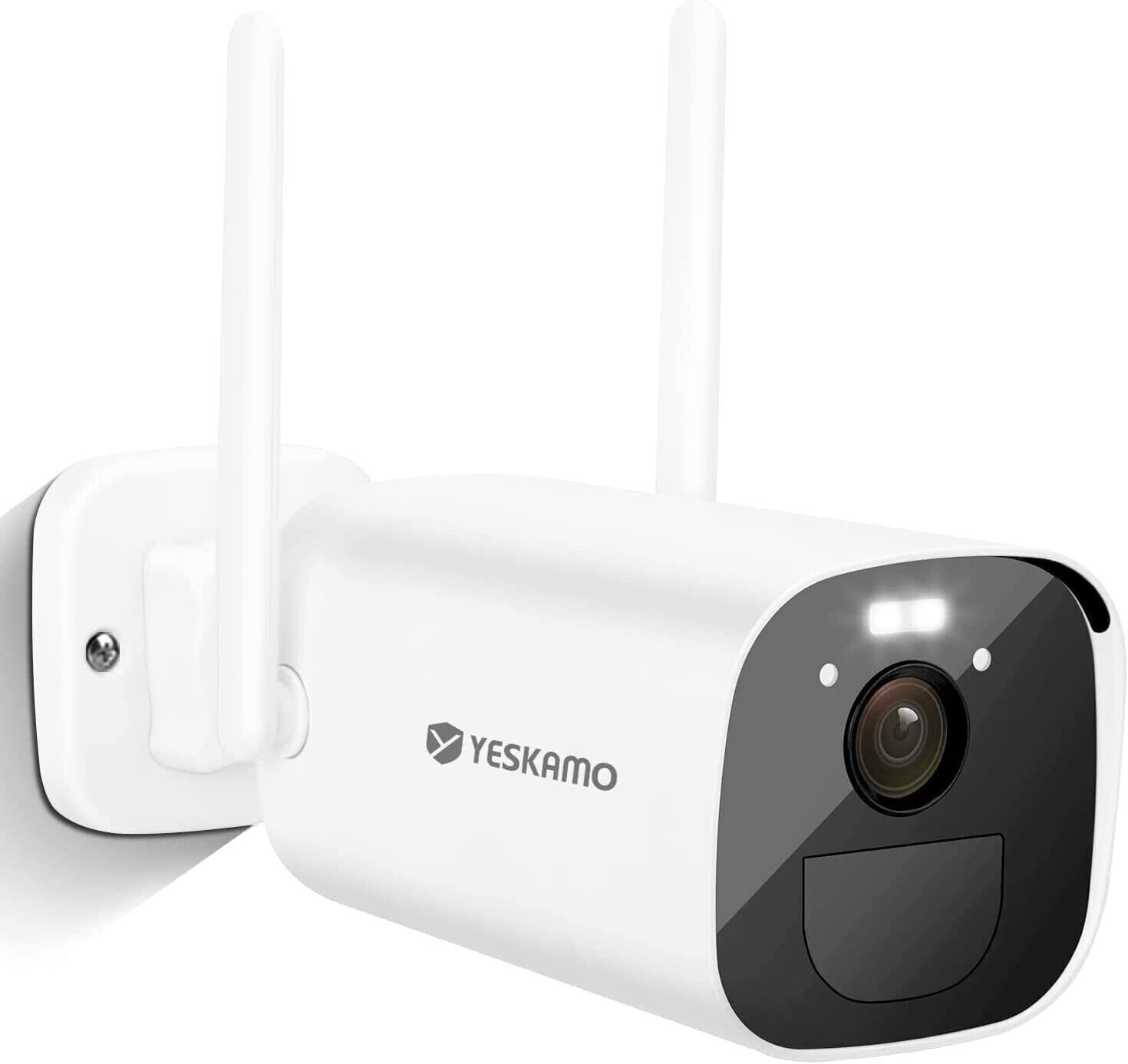 2K Spotlight Wireless CCTV Camera Battery Power, YESKAMO 3MP UltraHD CCTV Camera