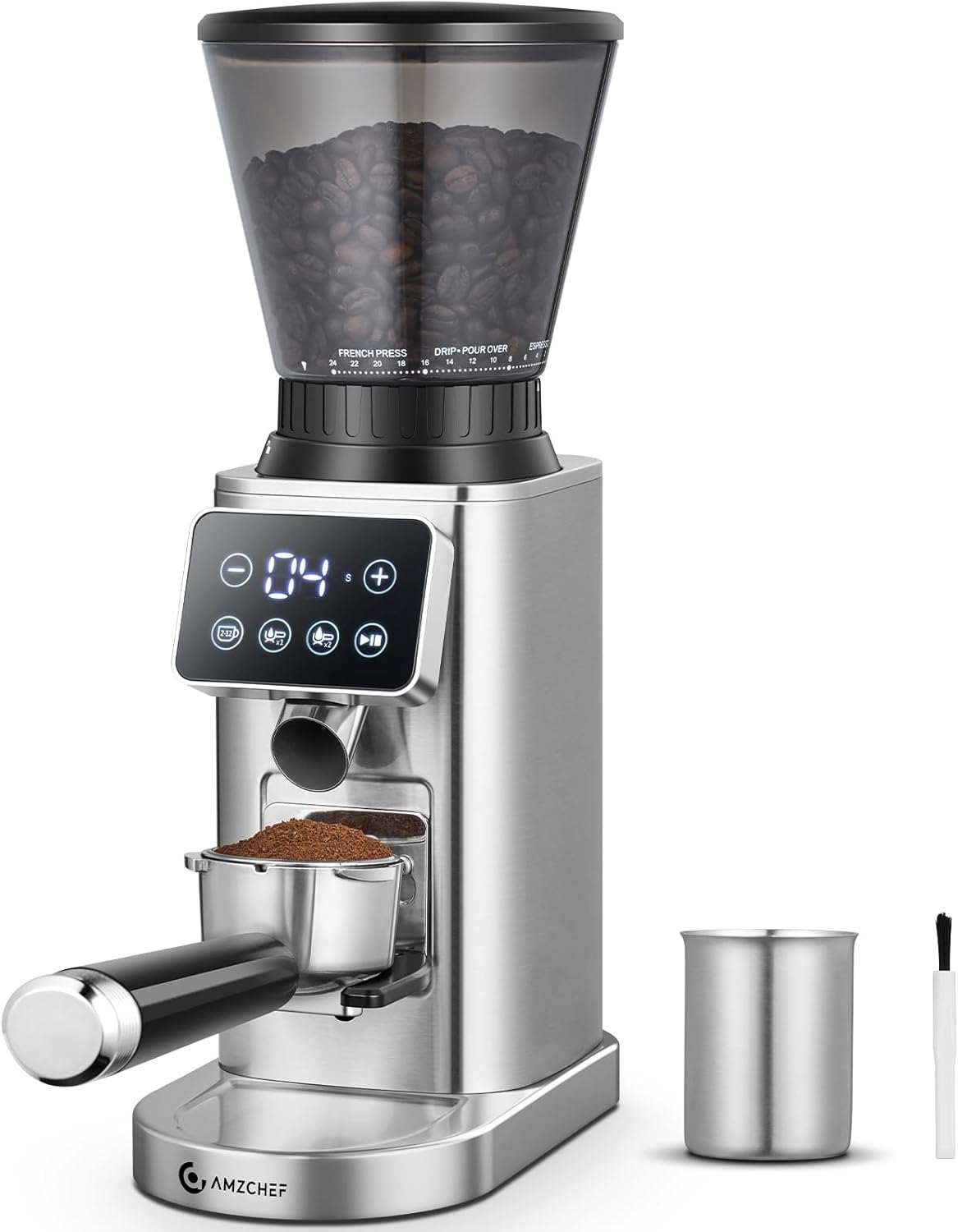 AMZCHEF Electric Coffee Grinder for Home Use