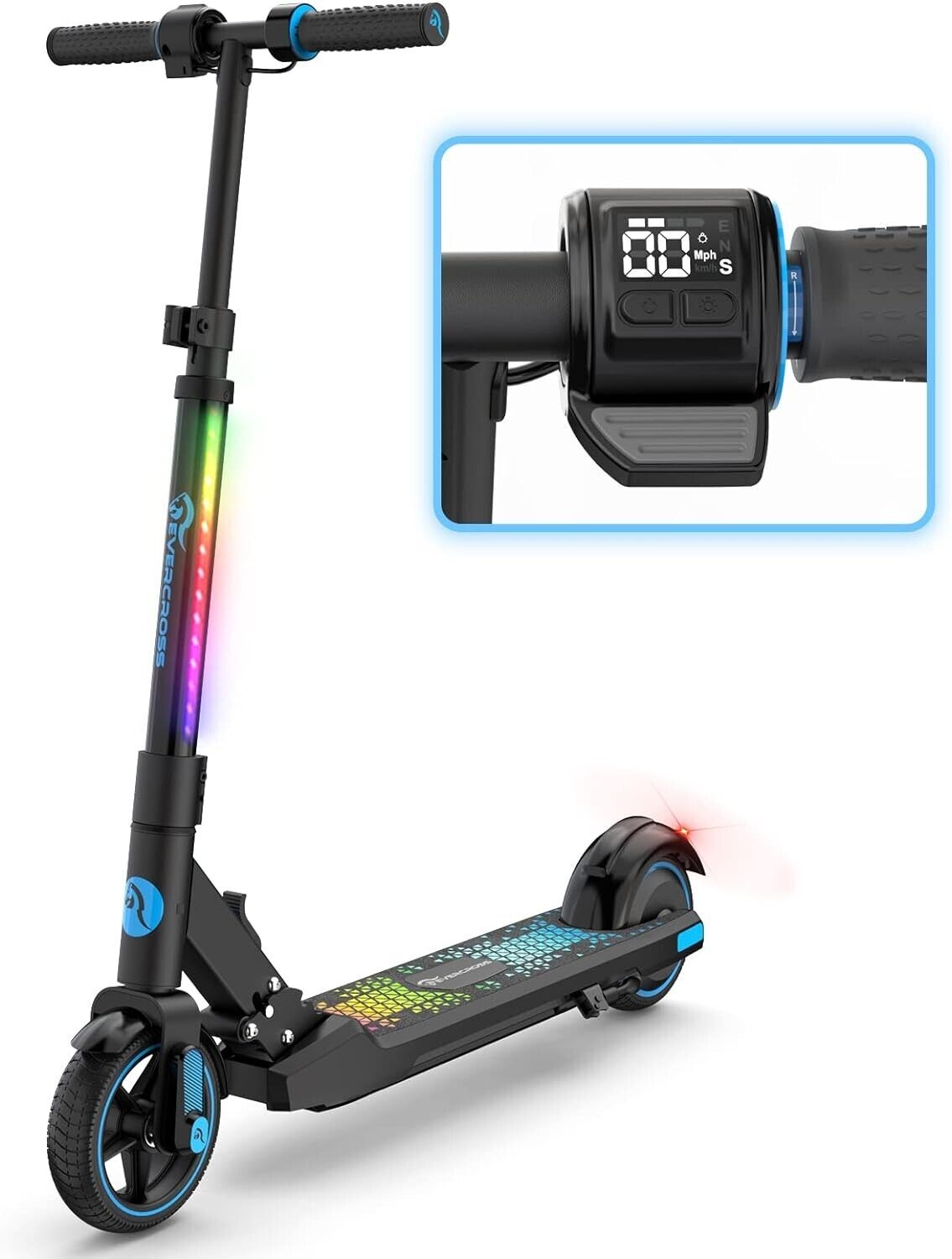 EVERCROSS EV06C Electric Scooter, 6.5'' Foldable Electric Scooter for Kids