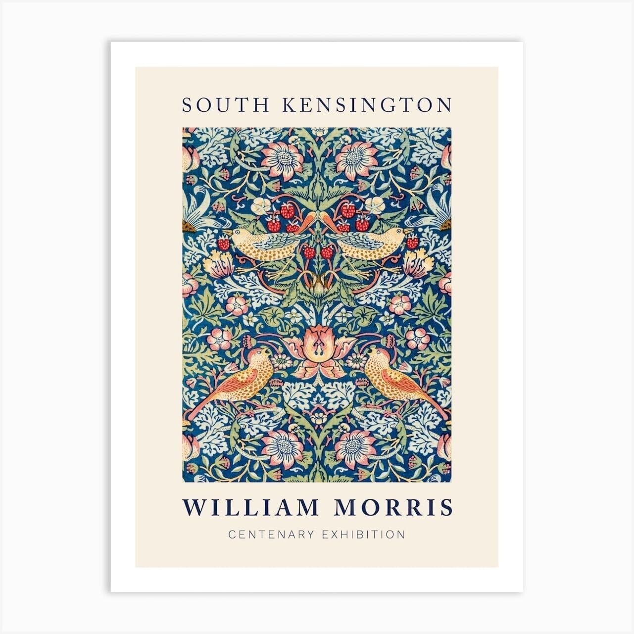 Wall Art Home D\u00e9cor Prints - William Morris Strawberry Thief Art Print