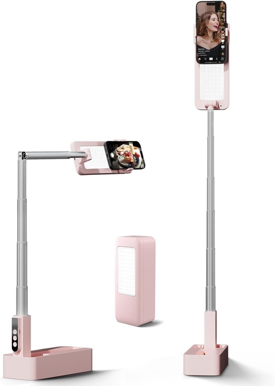 Viozon Extendable Selfie Stand 360\u00b0 Rotation with Phone Holder