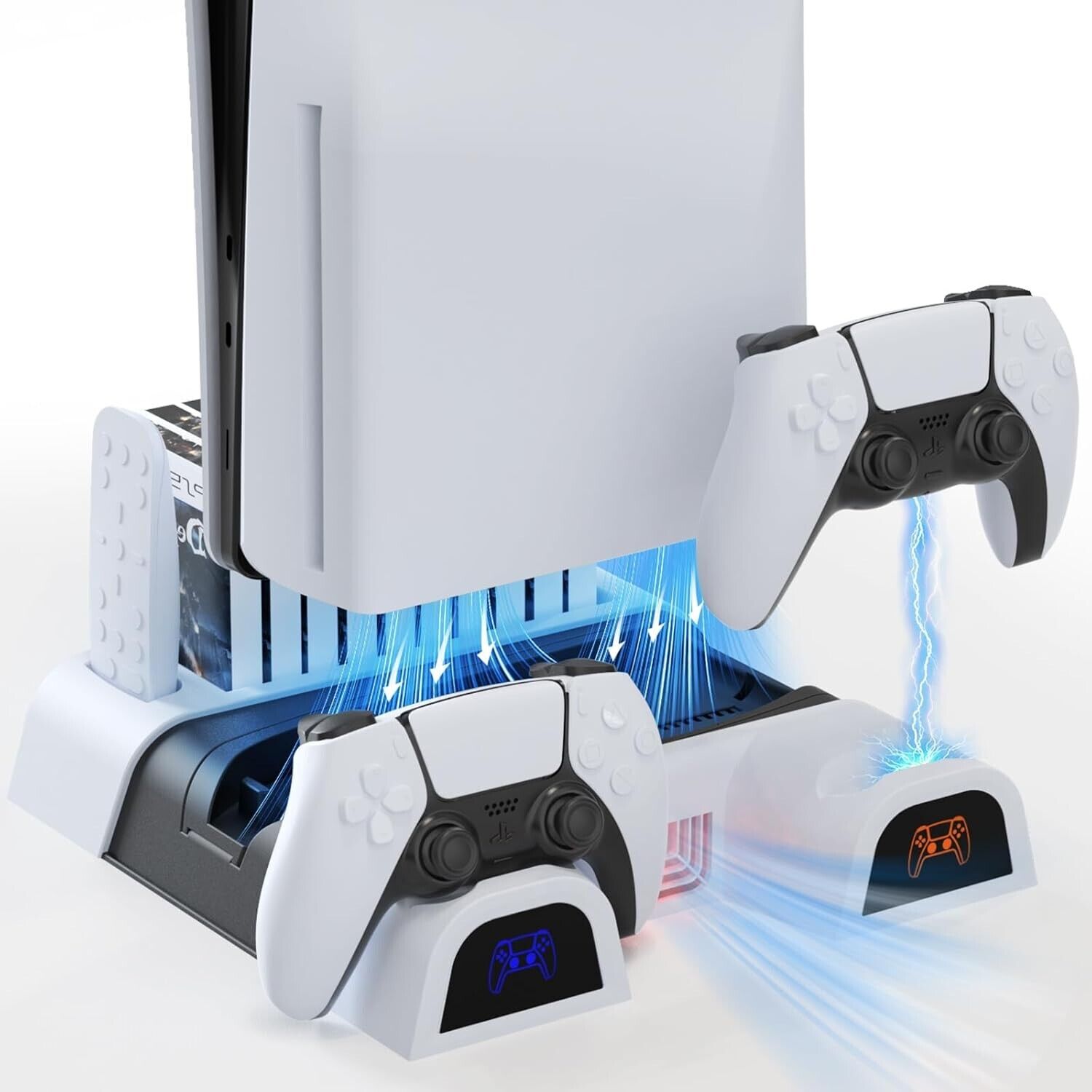 Aceshop PS5\/PS5 Slim Vertical Stand with Cooling Fan