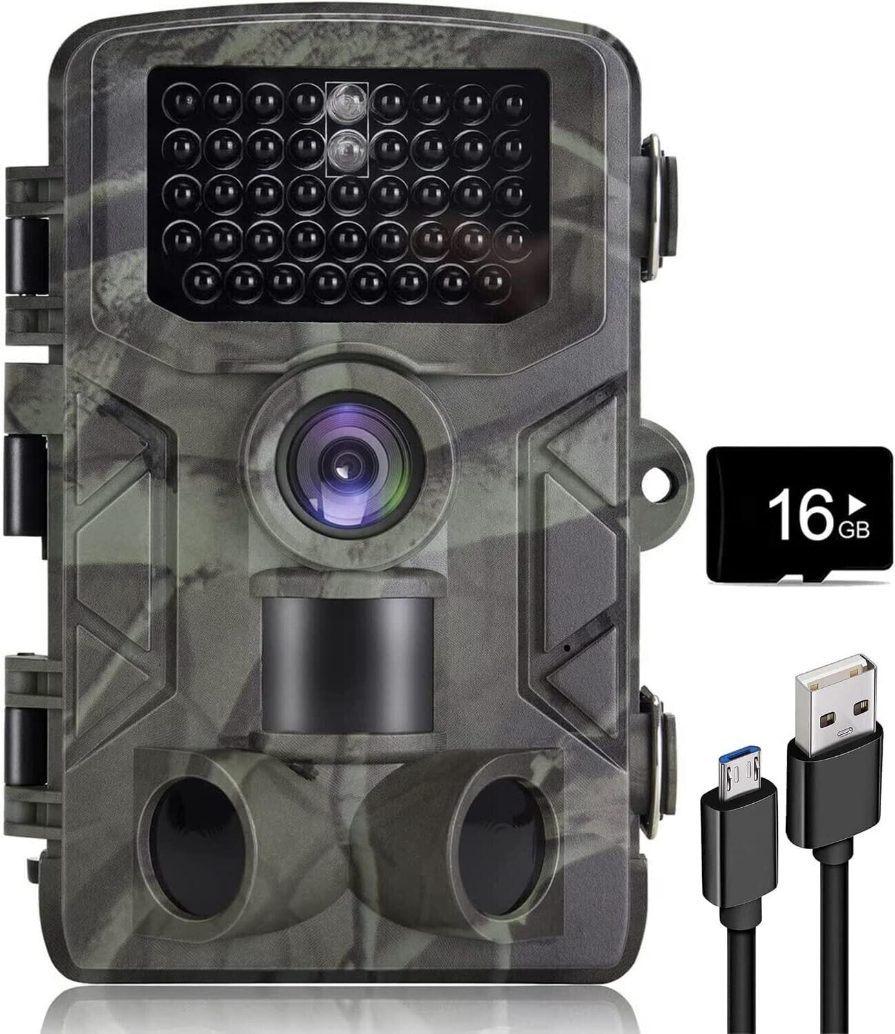 Wildlife Camera, Upgrade 24MP 1080P Trail Camera with Night Vision 0.2s