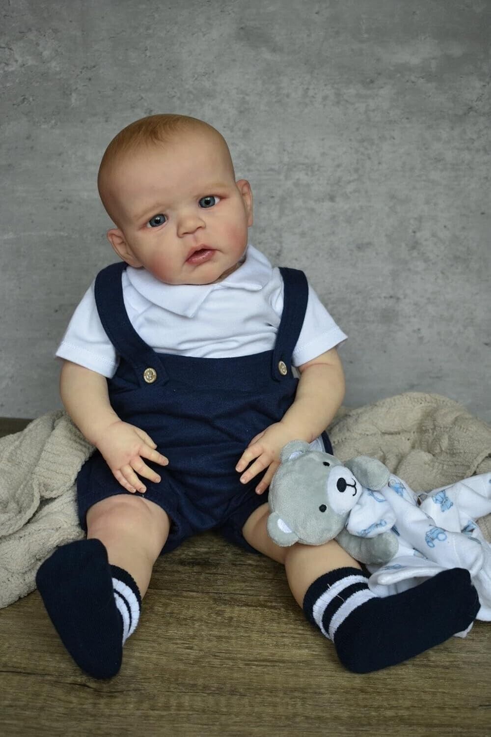 Pinky Reborn Dolls 24 inch 60 cm That Looks Real Baby Boy Doll Lifelike Silicone