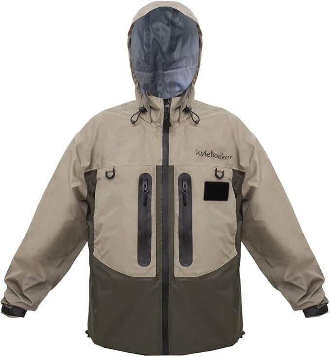 Kylebooker Fly Fishing Wading Jacket Outdoor Activities Waterproof XXL