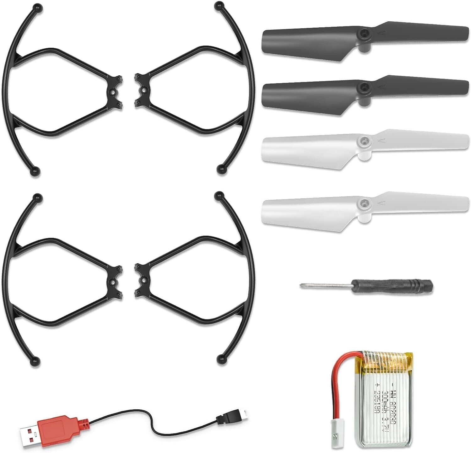 Wipkviey T16 Drone Replacement Kit, Including Propeller and Guard